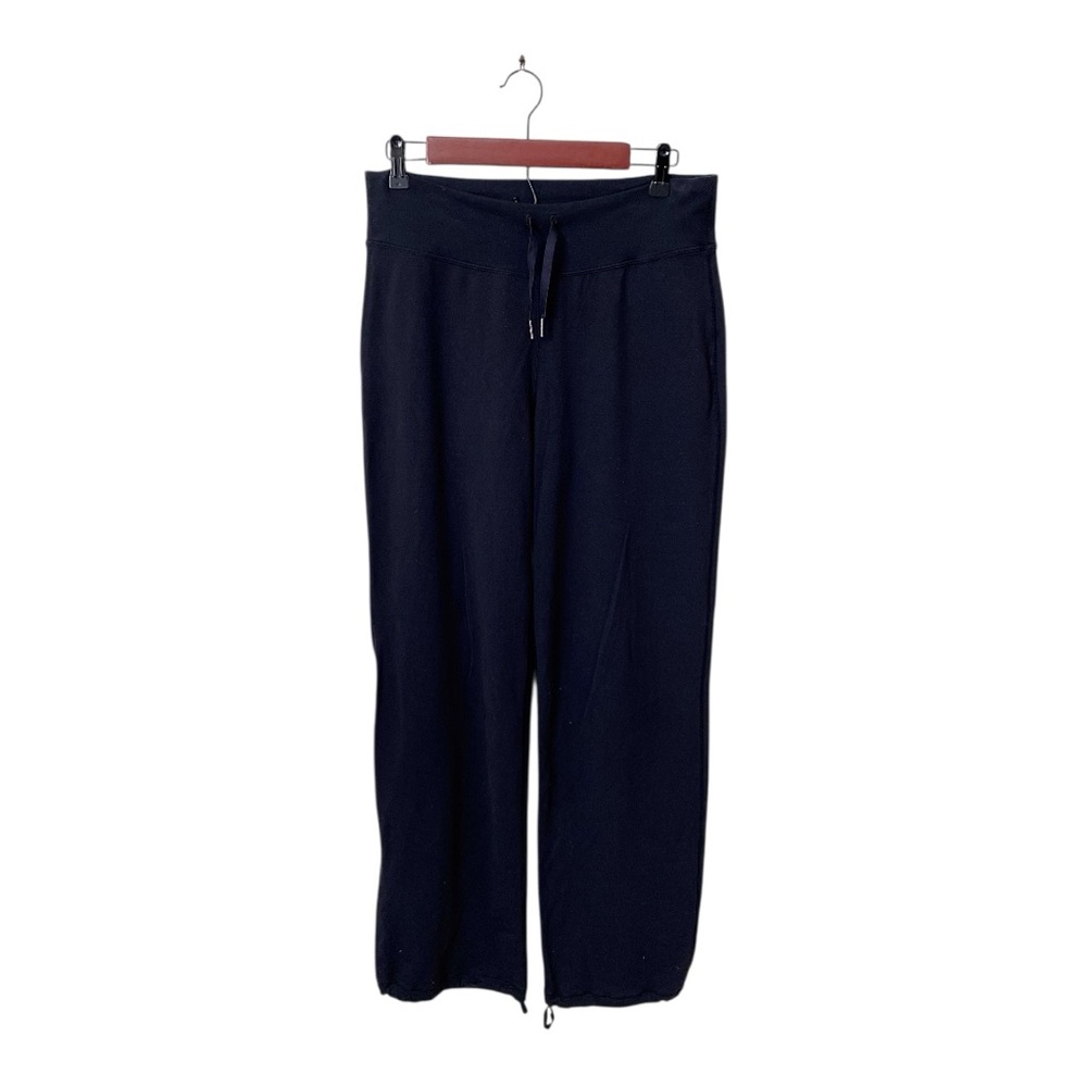 Lululemon Black Athletic Drawstring Hem Pants Sz 8 31" Inseam